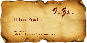 Ilics Zsolt névjegykártya